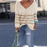 Casual Autumn Winter Loosely Knitted Sweaters Blouses