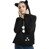 Women Cat Dog Pet Casual Hoodies Sweatshirt 