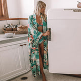 Long Cardigan Swimsuit Covered Dress