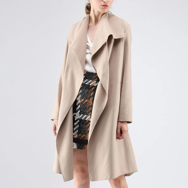 Women Fashion Irregular Chic Long Coats