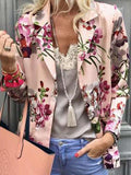 Fashion Print Long sleeve Blazer