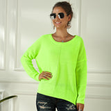 Long Sleeve Knitted Pullover Sweater