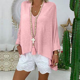 Casual Summer V Neck Blouse