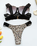 Leopard Printed Bikini Set