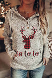 Women Loose Letter Print Crew Neck Sweatshirt Tops