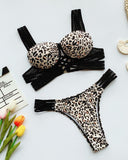 Leopard Printed Bikini Set