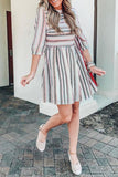 WanaDress Trendy Striped Mini Dress