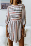WanaDress Trendy Striped Mini Dress