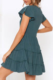 WanaDress Pleated Design Mini Dress