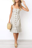 WanaDress Striped Buttons Dress