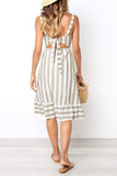 WanaDress Striped Buttons Dress