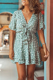 WanaDress Bohemian Dots Mini A Line Dress