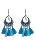 Bohemia National Style Tasseled Long Earrings