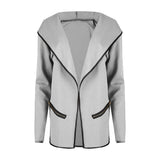 Lapel Plain Long Sleeve Blazer