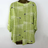 Plus Size Casual Fish Printed Blouse