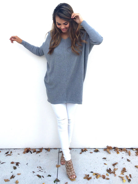 New Plus Size Loose Round Neck Pullover Knitted Sweater