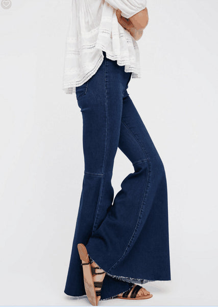 Women High Waist Slim Jeans