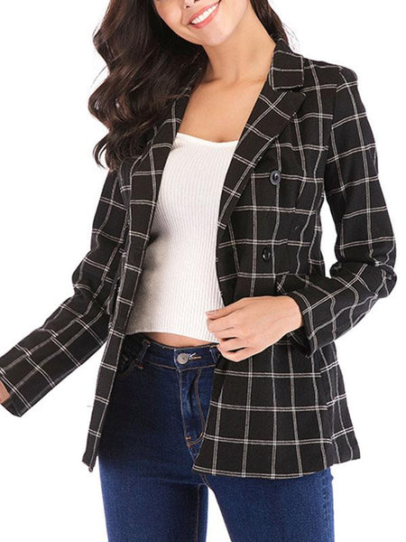 Fashion Grid Woman Autumn Blazers