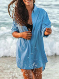 Women Simple and Comfortable Beach Bikini Cover-Ups