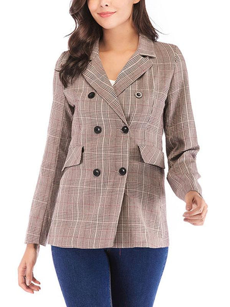 Fashion Grid Woman Autumn Blazers