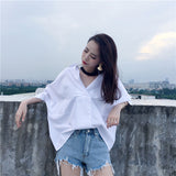 Casual Half Sleeve Simple Solid Color Pullover Blouse