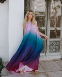 Summer Backless Sexy Vintage Maxi Dress
