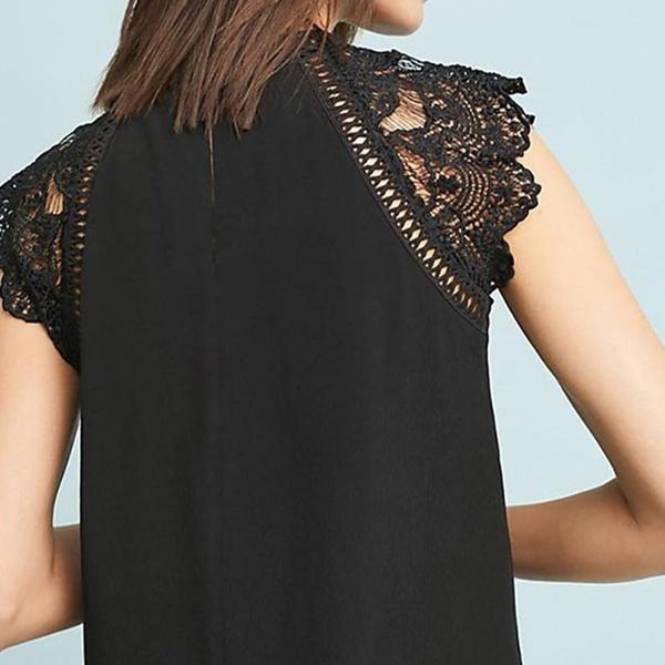 Sexy Lace Hollow Blouse