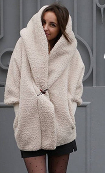 Loose Double-Layer Thick Faux Fur Coat 