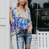 Bohemian Printed Vacation Loose Blouse