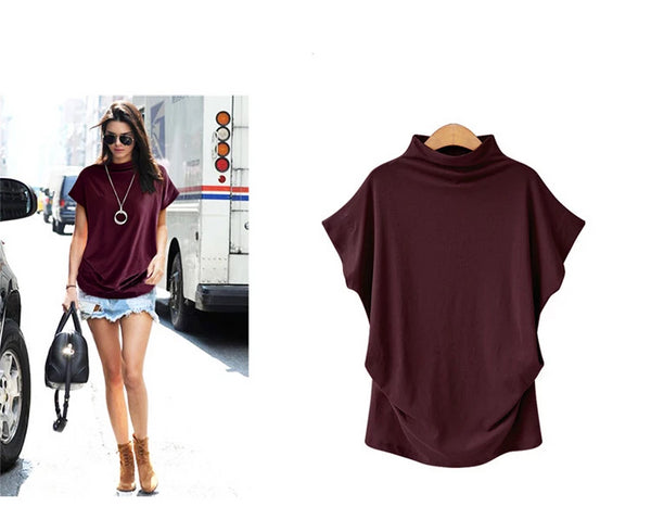 Women New Style Loose Short Casual Plus Size T-shirt