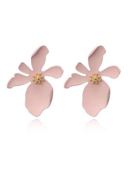 Fashion Flower Shape Alloy Earring Accessories