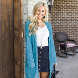 Newest Knitted Long Sleeve Sweater Cardigan
