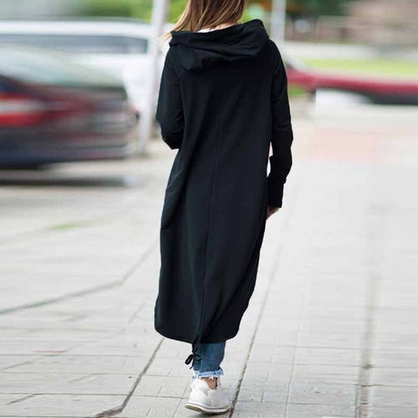 Women Plus Size Hooded Cape Coats