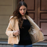 Thick cashmere coat