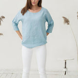 Simple Casual Half Sleeve Blouses