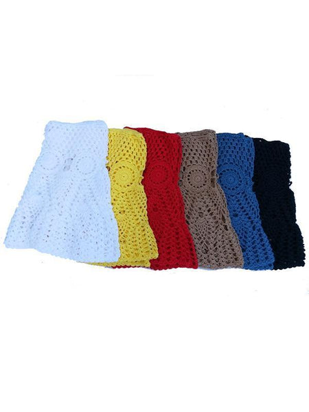 Sexy Hollow Crochet A-Line Skirt Bottom