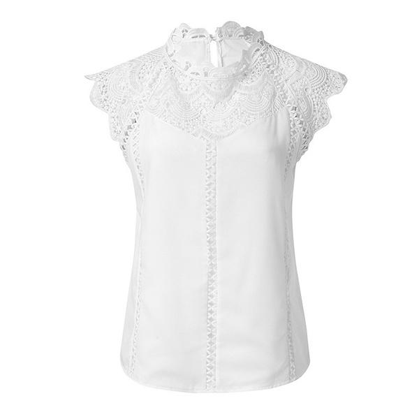 Sexy Lace Hollow Blouse