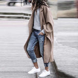 Women Winter Vintage Casual Plus Size Long Coats
