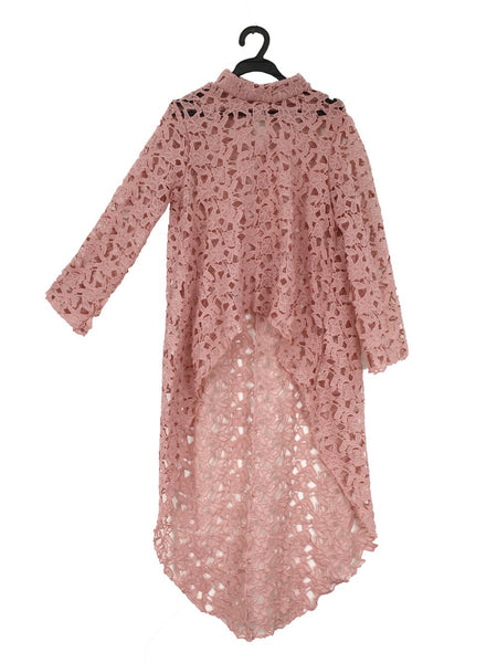 Lace Pullover Hollow Out Baggy Maxi Dresses