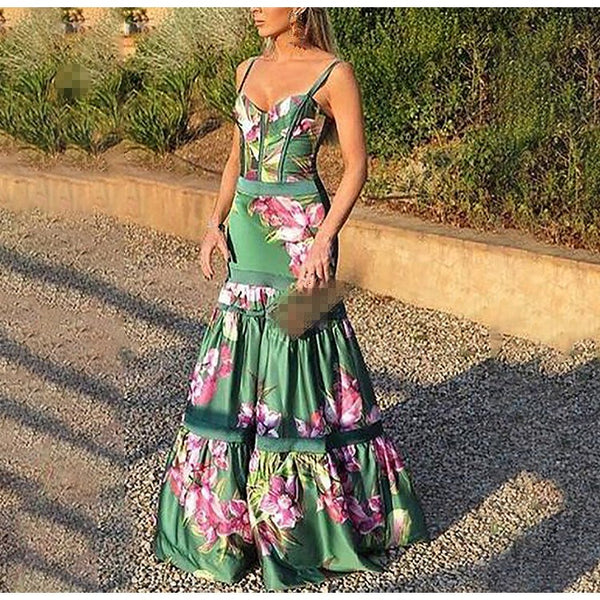  Sexy Women Summer Vintage Elegant Maxi Dress