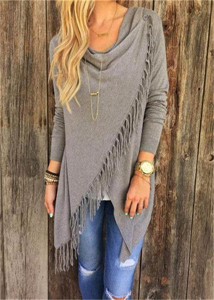 Women Fashion Candy Colors Tassel Pullovers Plus Size Women Knitted Sweater