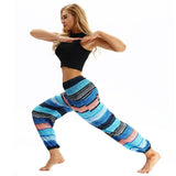 Women Causal Wide Leg Elastic Waist Yoga Pants