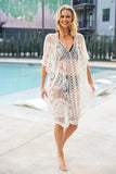 Sexy Short Cotton Solid Summer Cape Cover Up