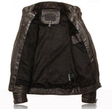  brand motorcycle leather jacket men men's leather jackets 