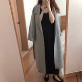 Women Korean Winter Loose Plus Size Cardigans Outwear Coats 