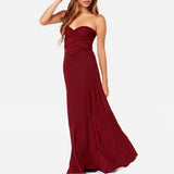 Sexy Women Multiway Wrap Convertible Maxi  Dress 