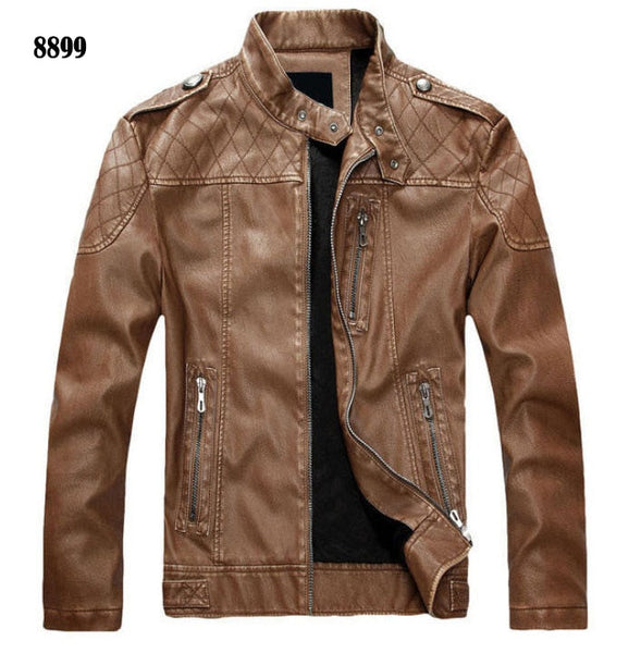 brand motorcycle leather jacket men men's leather jackets