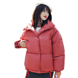 Stand Collar Breasted Buttons Coat Winter Womens Outwear Winter Jackets 