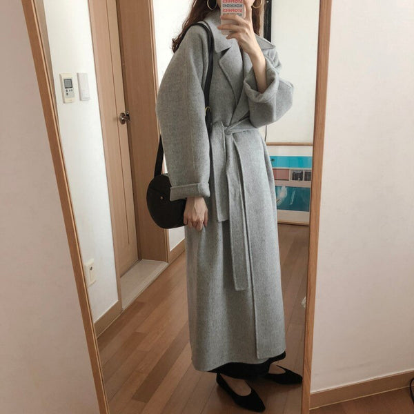 Women Korean Winter Loose Plus Size Cardigans Outwear Coats 