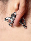 Punk Horse Pattern Earrings